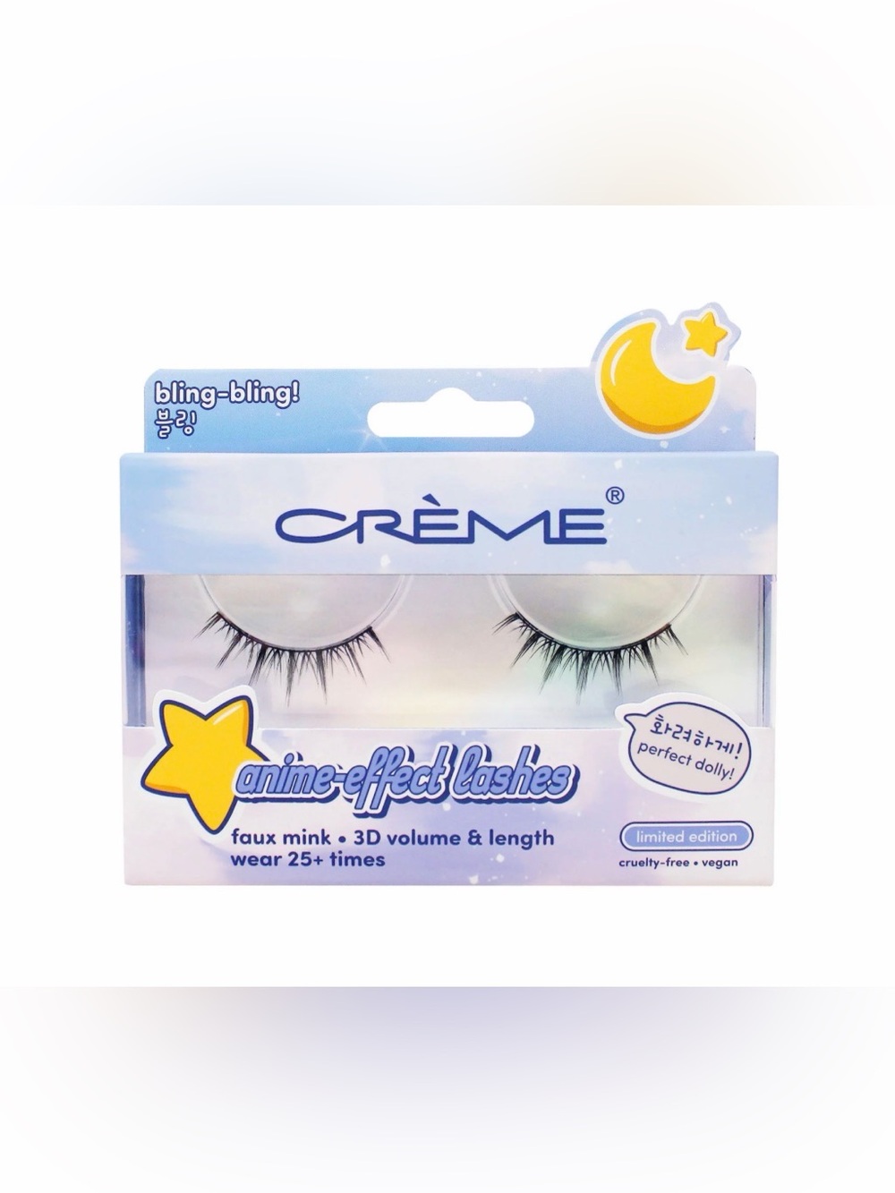 The CRÈME Shop Anime-effect Lashes-NEW in package